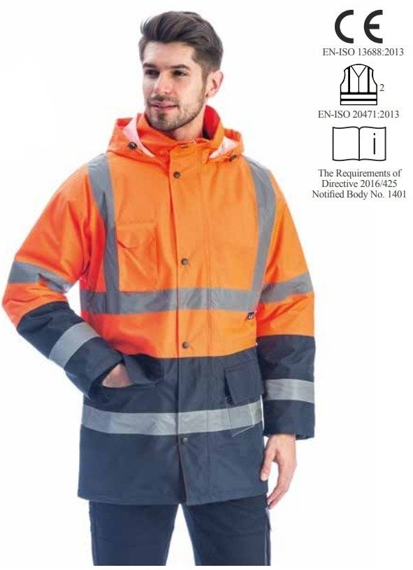 EVEREST HI-VIS TWO-TONE LONG JACKET