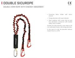 (DOUBLESICUROPE) Düşüş Durdurucu (SINGLE ARM ROPE WITH ENERGY ABSORBER L)