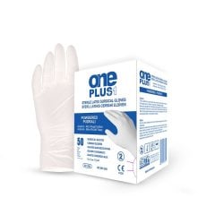 One Plus Pudralı Steril Cerrahi Eldiven