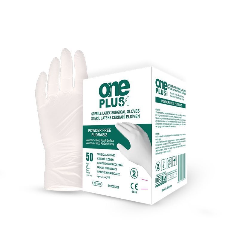 One Plus Pudrasız Steril Cerrahi Eldiven