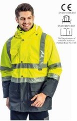 EVEREST PLUS HI-VIS TWO-TONE 5 IN 1 PARKA