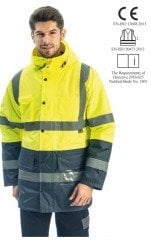EVEREST HI-VIS  TWO-TONE LONG JACKET