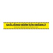 Sosyal Mesafe İkaz Şeridi