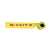 Doğalgaz İkaz Şeridi Bant 250 Metre (20 cm)