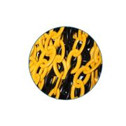 Plastik Zincir 6mm x 25 metre Sarı Siyah