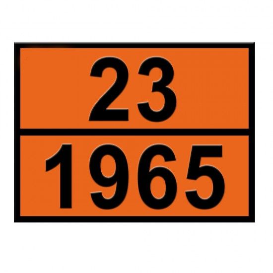 Tanker Fosforlu Yazı Levhası 23 1965 (LPG Tanker)